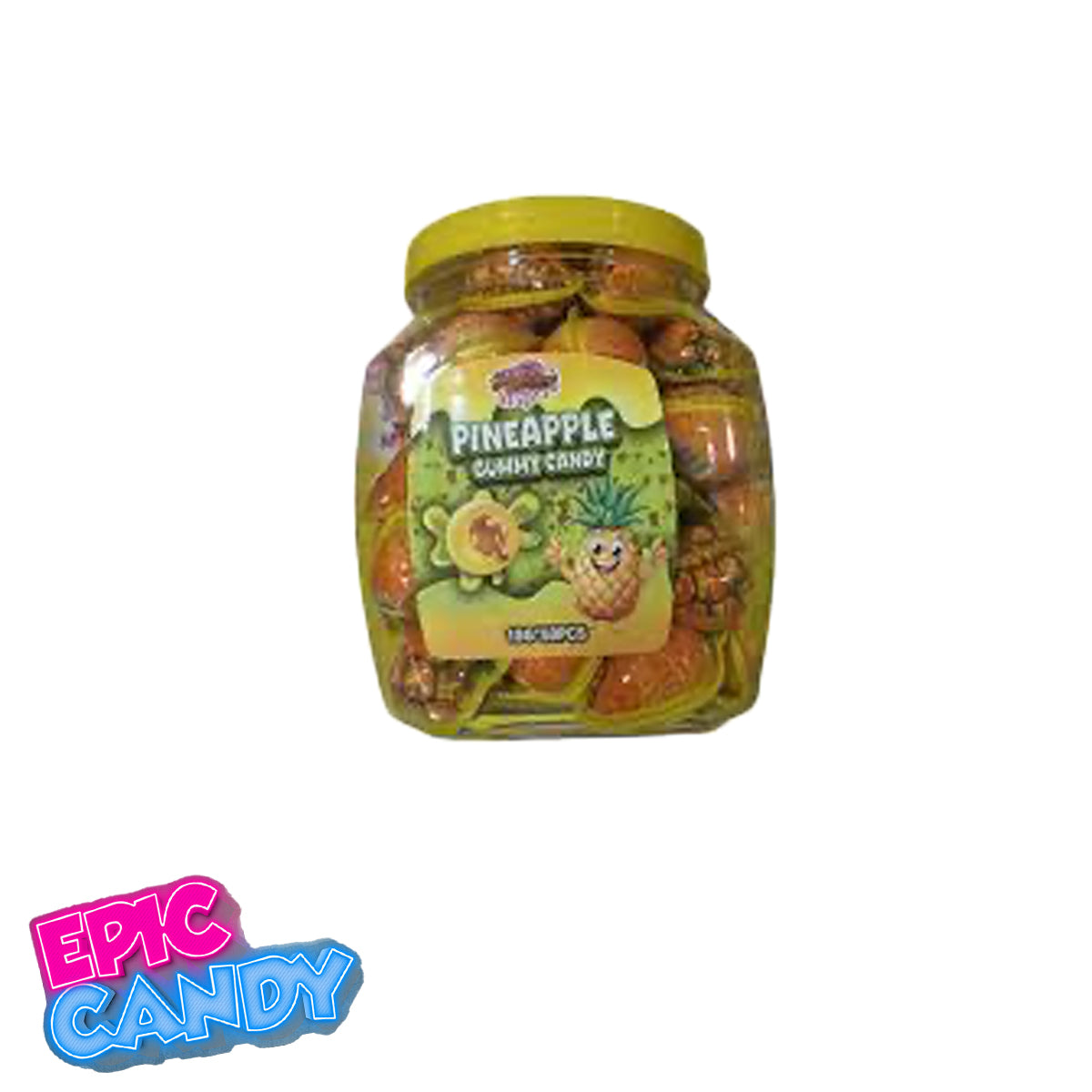 Jellylicious Pineapple Gummies 18g (50 pcs)