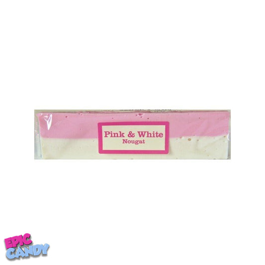 The Real Candy Co. Pink & White Nougat 130g: Soft & Chewy Sweet Delight