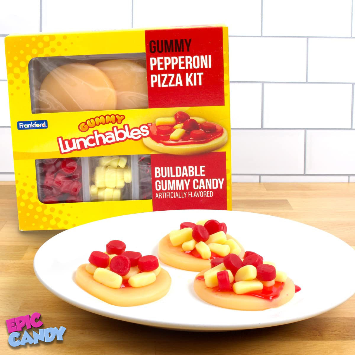 Gummy Lunchables Pepperoni Pizza – Chewy Candy Version of a Classic Favorite