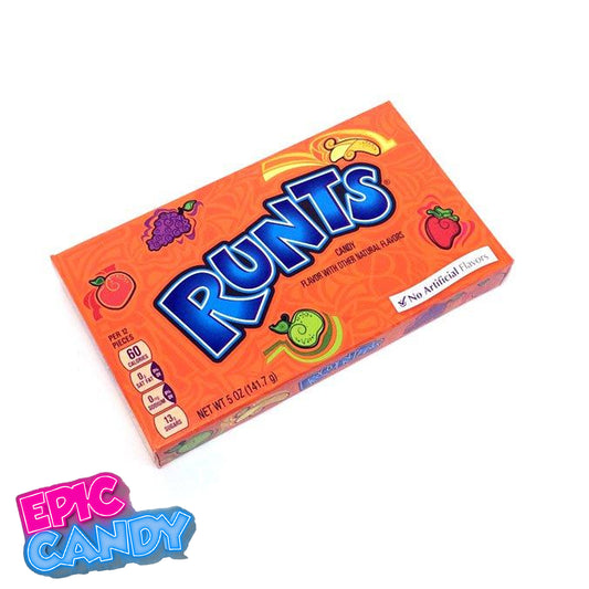 Runts Theatre Box – 141g | Fruity Wonka Candy with Crunchy Banana, Strawberry & More | USA Import