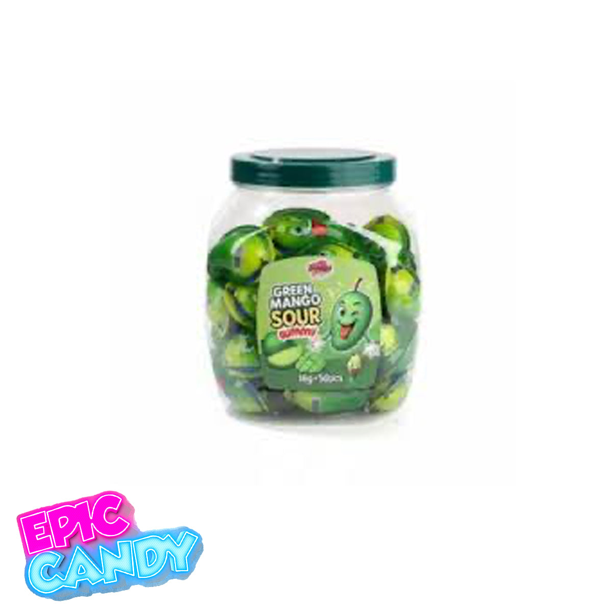 Jellylicious Green Mango Sour Gummies 18g (50 pcs)