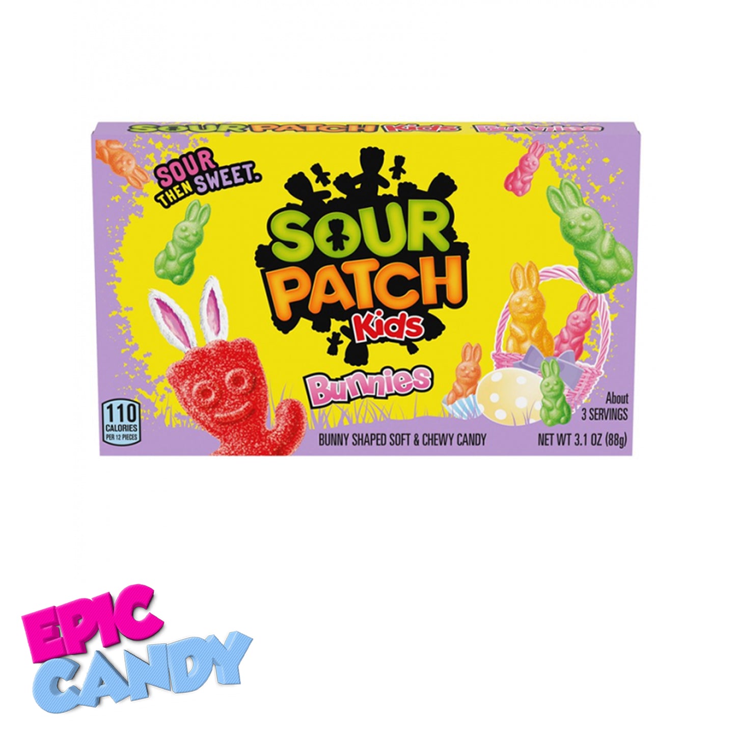 Sour Patch Kids Bunnies 88g – Sweet & Sour Bunny Shaped Treats!