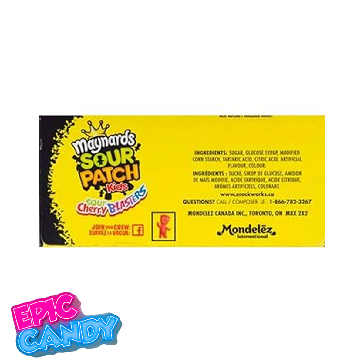 Maynards Sour Patch Kids Sour Cherry Blasters (CAN) - 64g