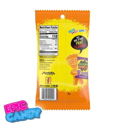 Sour Patch Kids Peach Peg Bag - 228g
