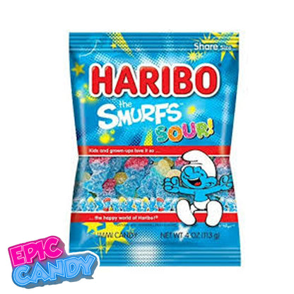Haribo The Smurfs Sour — 113 g