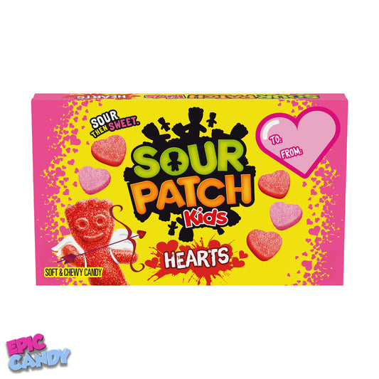 Sour Patch Kids Sour Hearts - Sweet & Sour Candy 87g theatre box