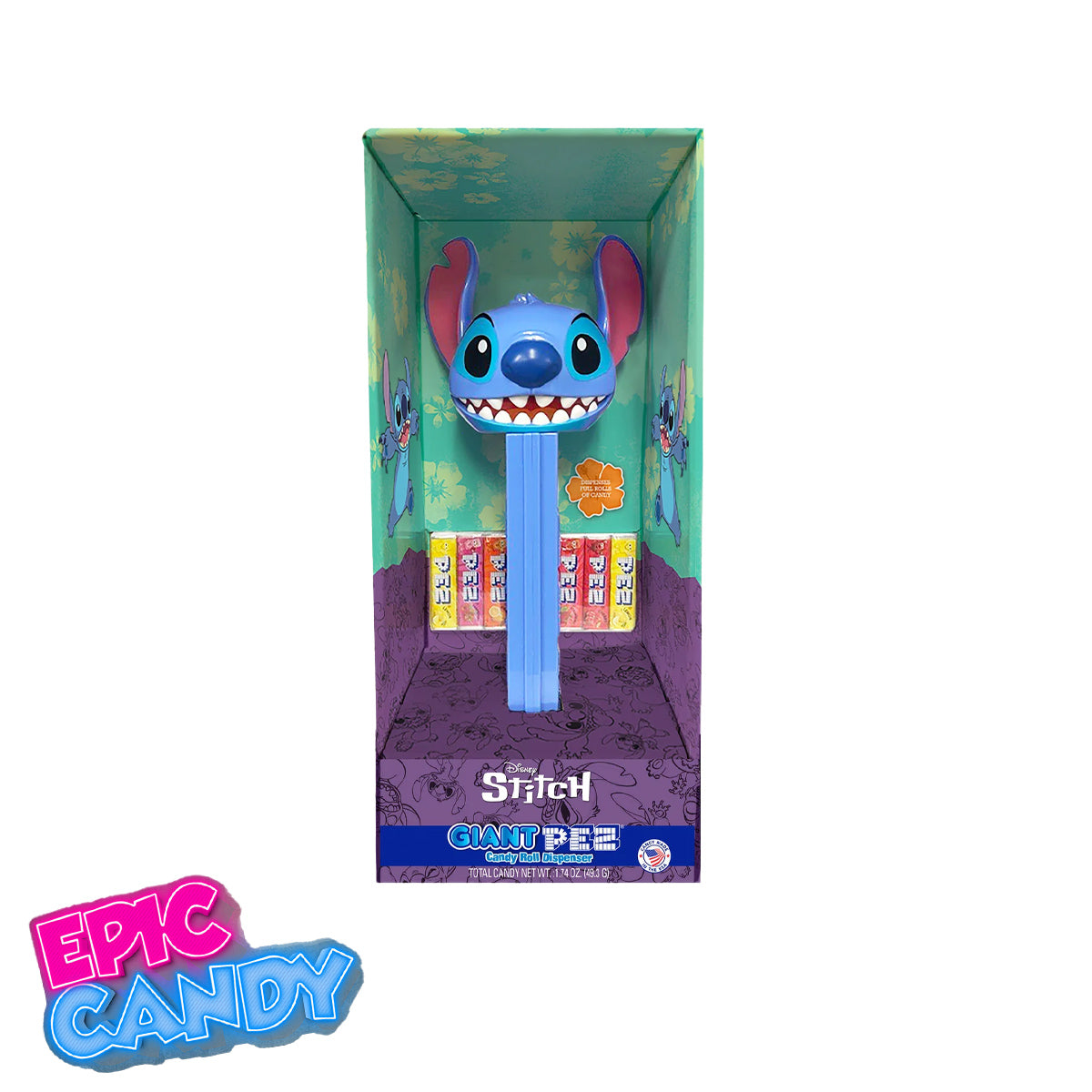 Giant Stitch PEZ Candy Roll Dispenser