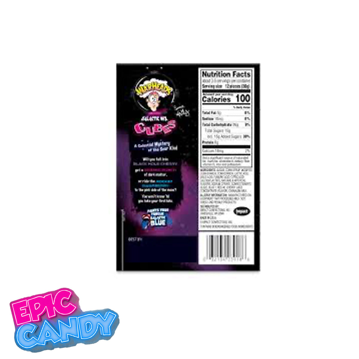 Warheads Galactic Cubes Theatre Box — 99 g