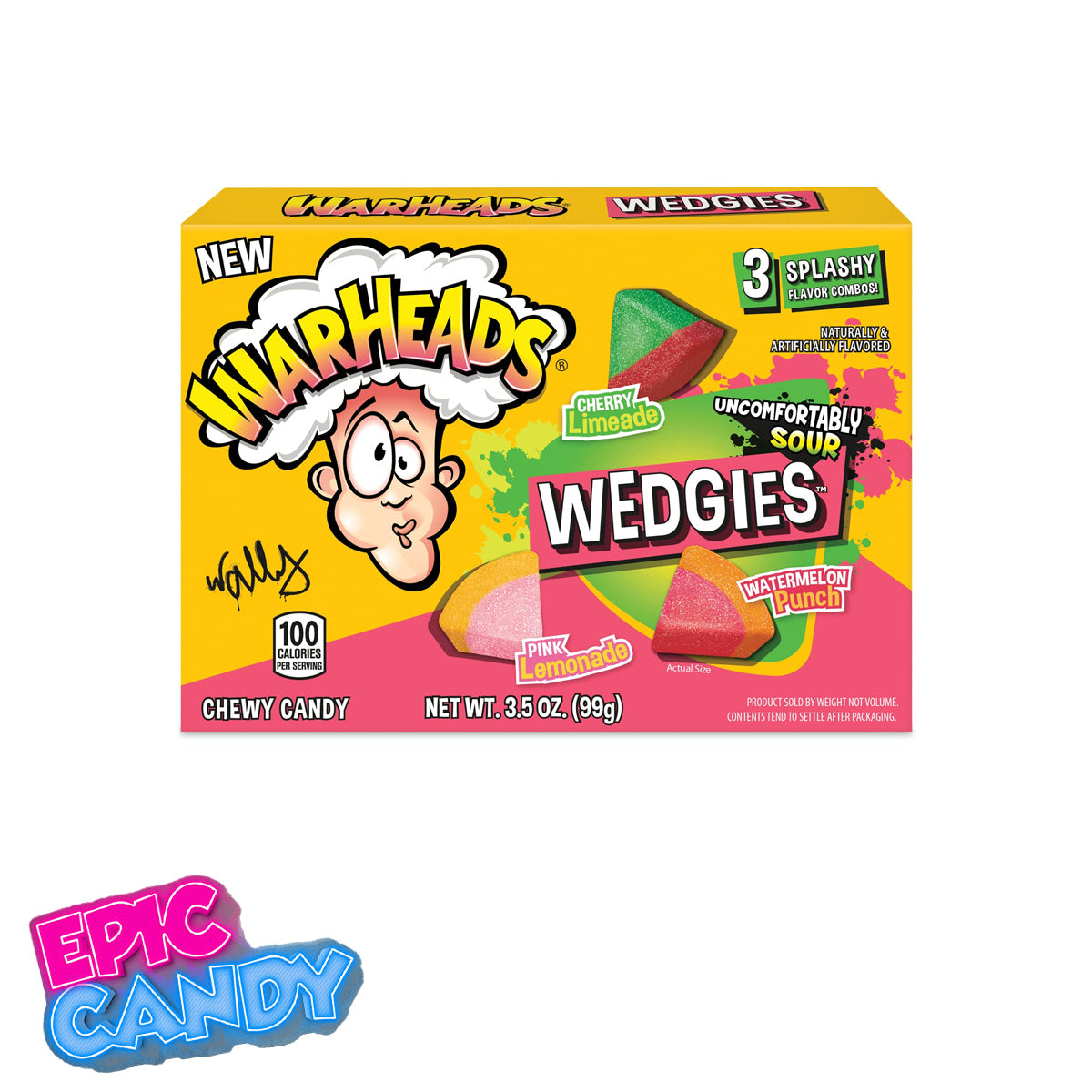 Warheads Sour Wedgies — Theatre Box 99 g