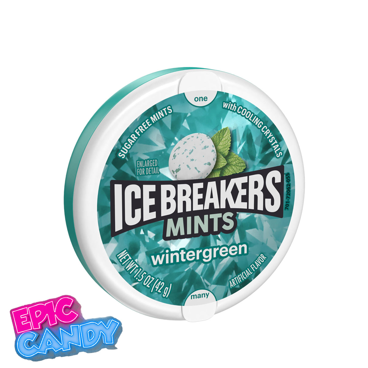 Ice Breakers Mints – Wintergreen 42 g | Sugar-Free Breath Mints