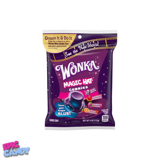 Wonka Magic Hat Gummies 113g - Fun & Flavorful Candy Treats