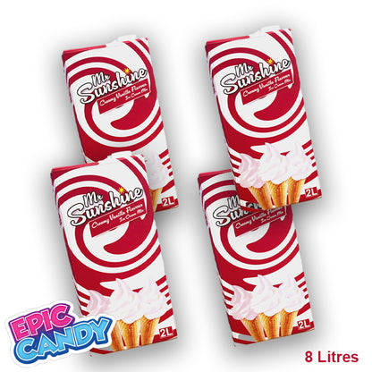 Mr Sunshine 2 Litres UHT Mr Whippy milk ice cream mix for Ninja Slush Tik Tok Viral